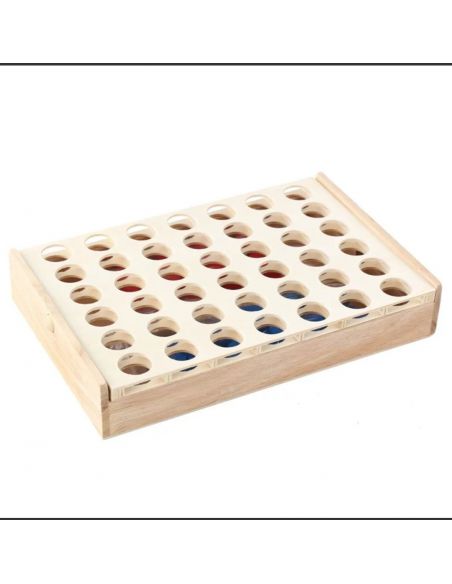 Board game Board game Four in a row (made of wood) buy in online store