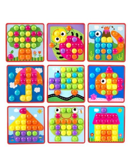 Color Mosaic Button Idea with Cardboard Distrants buy in online store Color Mosaic Button Idea with Cardboard Distrants buy in online store