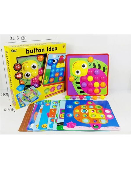 Color Mosaic Button Idea with Cardboard Distrants buy in online store Color Mosaic Button Idea with Cardboard Distrants buy in online store