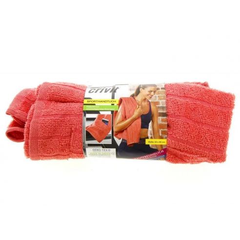 Sports towel with zipper pocket for CRIVIT keys phone buy in online store