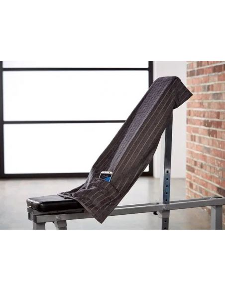 Sports towel with zipper pocket for CRIVIT keys phone buy in online store