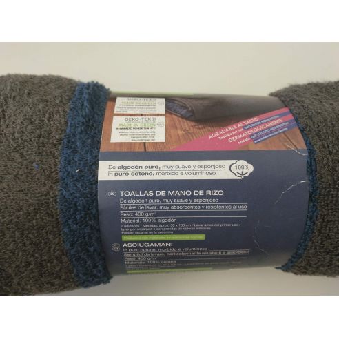 Miomare 50x100cm Hand Towels - 2pcs (Striped) buy in online store