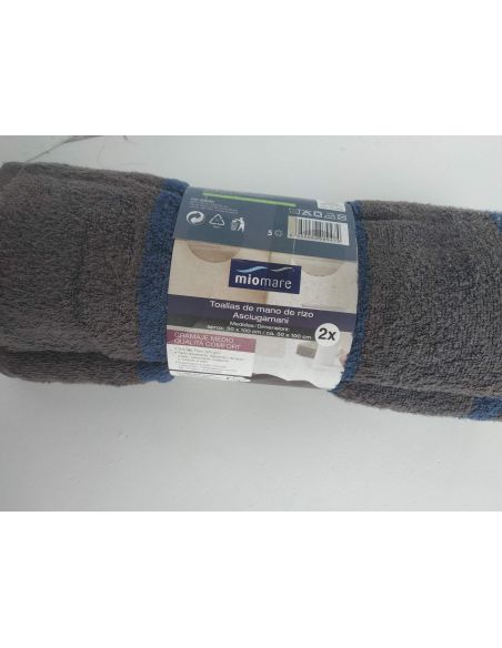 Miomare 50x100cm Hand Towels - 2pcs (Striped) buy in online store