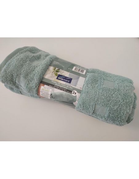 Miomare 50x100cm Hand Towels - 2pcs (Green) buy in online store