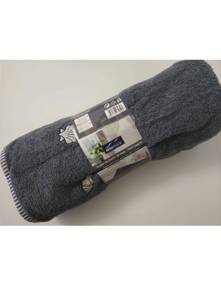Towel Bath Miomare 100x150cm - 1pc (gray) buy in online store