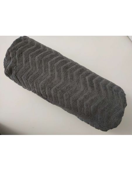 Towel bath Miomare 100x150cm - 1pc (gray striped) buy in online store