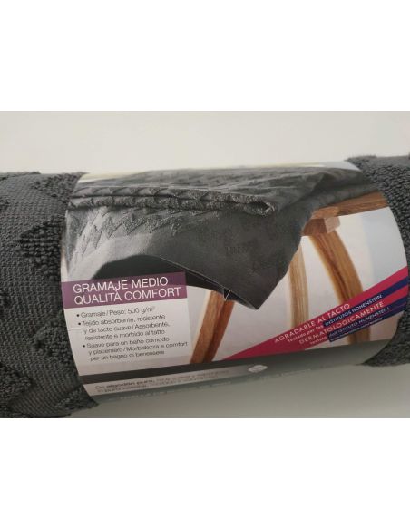 Towel Bath Miomare 70x140cm - 1pc (gray zigzag) buy in online store