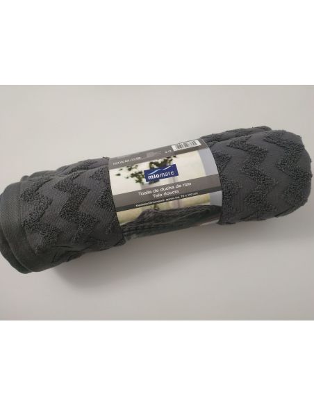 Towel Bath Miomare 70x140cm - 1pc (gray zigzag) buy in online store