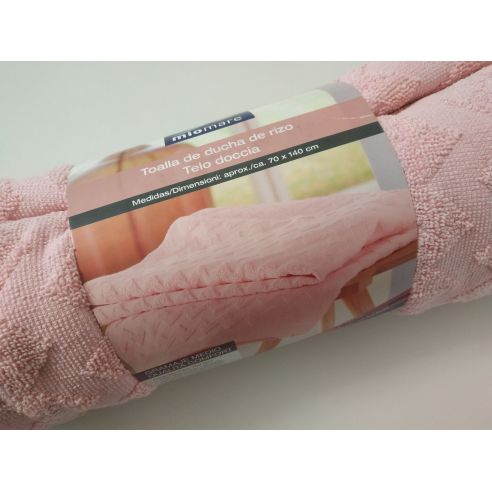 Towel Bath Miomare 70x140cm - 1pc (Pink Zigzag) buy in online store