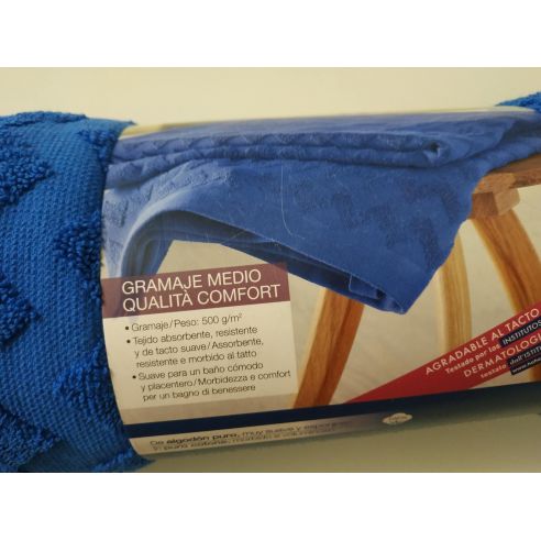 Towel Bath Miomare 70x140cm - 1pc (Blue Zigzag) buy in online store