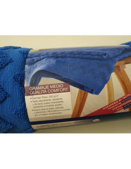 Towel Bath Miomare 70x140cm - 1pc (Blue Zigzag) buy in online store