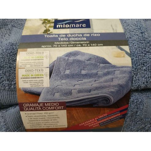 Towel Bath Miomare 70x140cm - 1pc (Blue) buy in online store