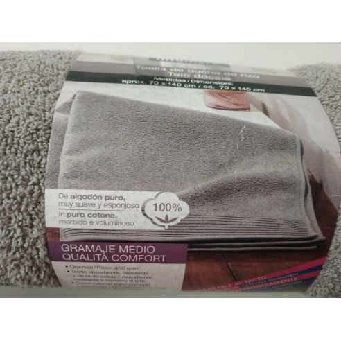Towel Bath Miomare 70x140cm - 1pc (light gray) buy in online store