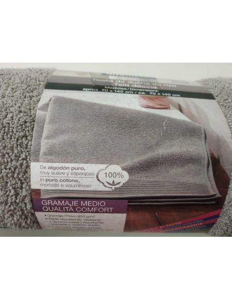 Towel Bath Miomare 70x140cm - 1pc (light gray) buy in online store