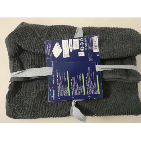 Towel bath Miomare 70x140cm - 1pc (dark gray) buy in online store