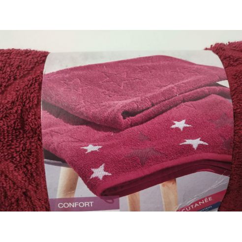 Towel bath Miomare 70x140cm - 1pc (red) buy in online store