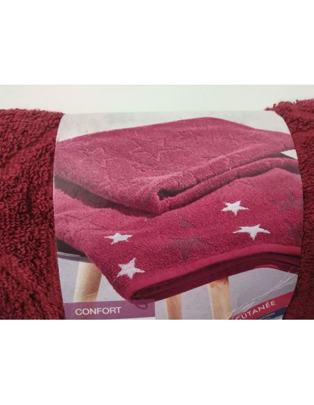 Towel bath Miomare 70x140cm - 1pc (red) buy in online store
