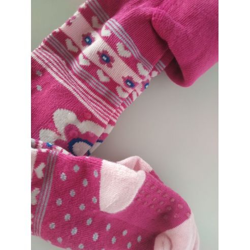 Anti-slip tongues TEDDY JONSIMO - Flowers. Size 74/80 buy in online store