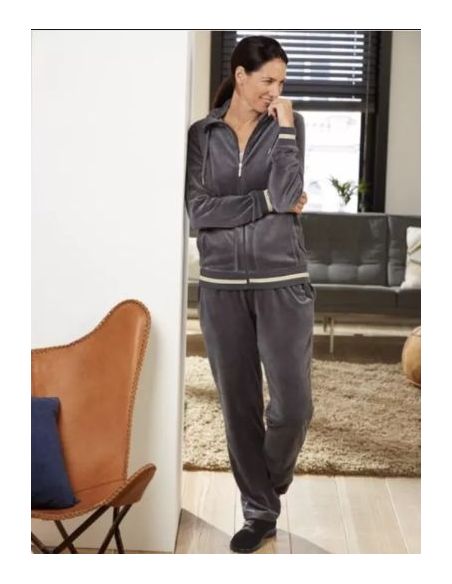 Velor Suit Esmara - Gray L (44/46) buy in online store Velor Suit Esmara - Gray L (44/46) buy in online store