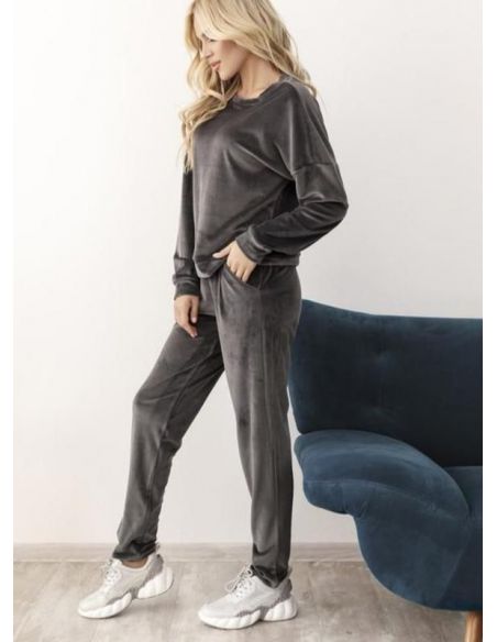 Velor Suit Esmara - Gray XL (48/50) buy in online store Velor Suit Esmara - Gray XL (48/50) buy in online store