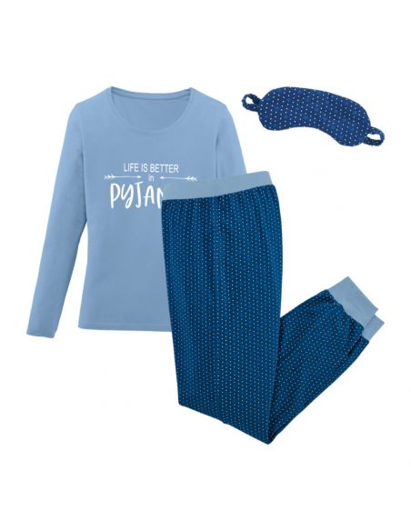 Pajamas Blue Motion Blue - S (36/38) buy in online store