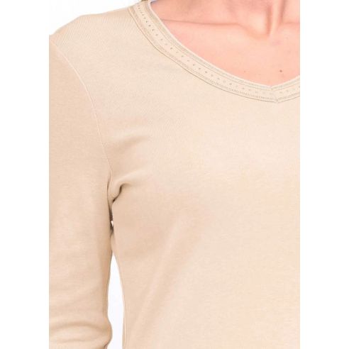 Long Sleep C & A, Sleeve 3/4 - Beige buy in online store