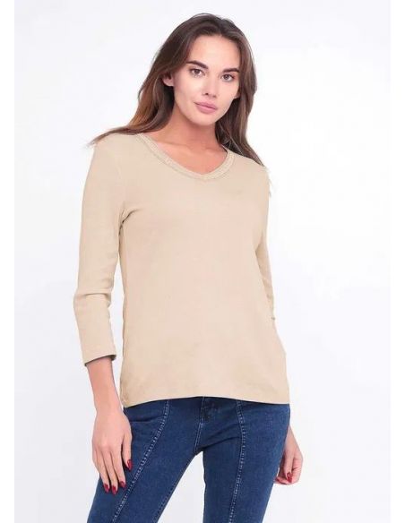 Long Sleep C & A, Sleeve 3/4 - Beige buy in online store