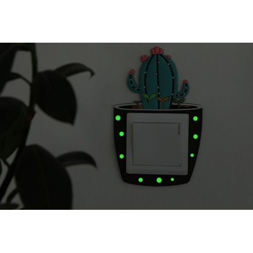 Decorative cover with backlit switch buy in online store