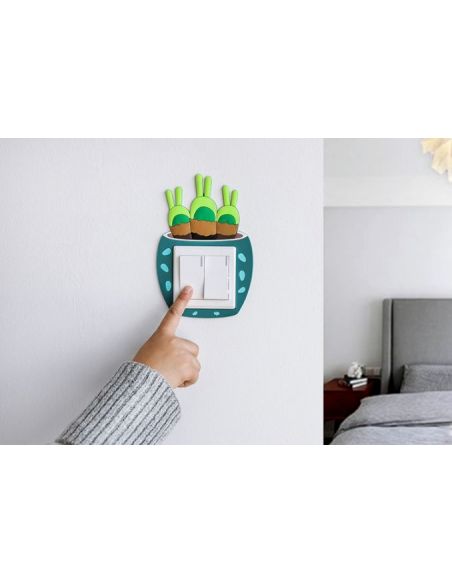 Decorative cover with backlit switch buy in online store