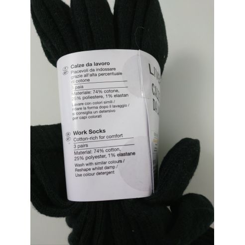 Men's Working Socks Liverge Black (3 Couples) 43-46 buy in online store