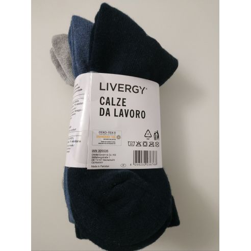 Men's Working Socks Liverge Colored (3 Couples) 43-46 buy in online store