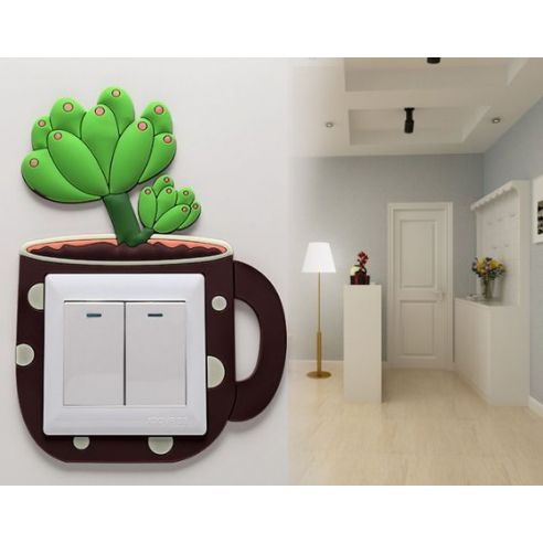 Decorative cover with backlit switch buy in online store