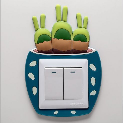 Decorative cover with backlit switch buy in online store