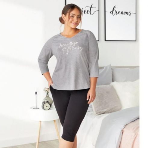 Pajamas Esmara gray-black buy in online store