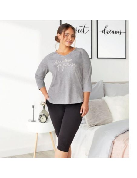 Pajamas Esmara gray-black buy in online store