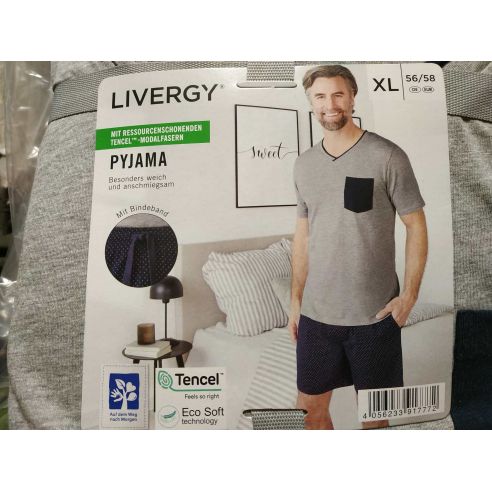 Pajamas Livergery Gray buy in online store