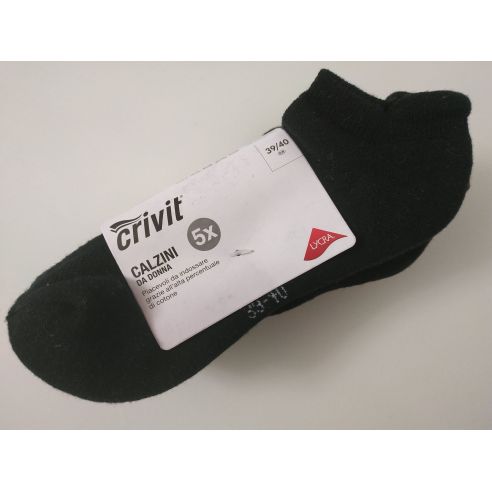 Socks Sports Esmara (5 pairs) Black Size 41/42 buy in online store