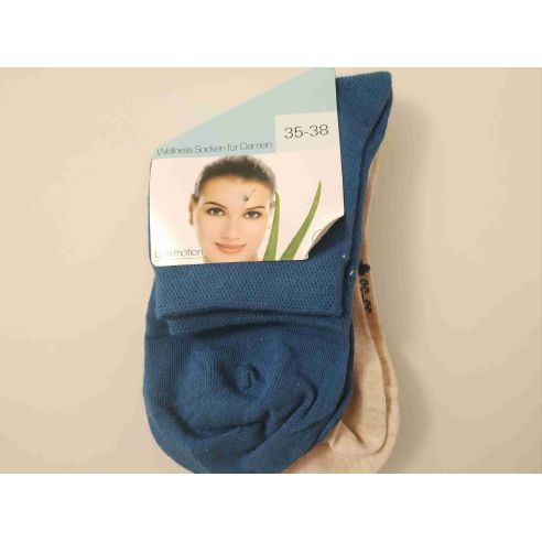 Women's socks Alive 35-38 blue + beige (2Pars) buy in online store