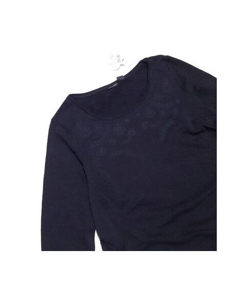 Warm dress with floral embroidery and starts for pregnant women Esmara - black buy in online store Warm dress with floral embroidery and starts for pregnant women Esmara - black buy in online store