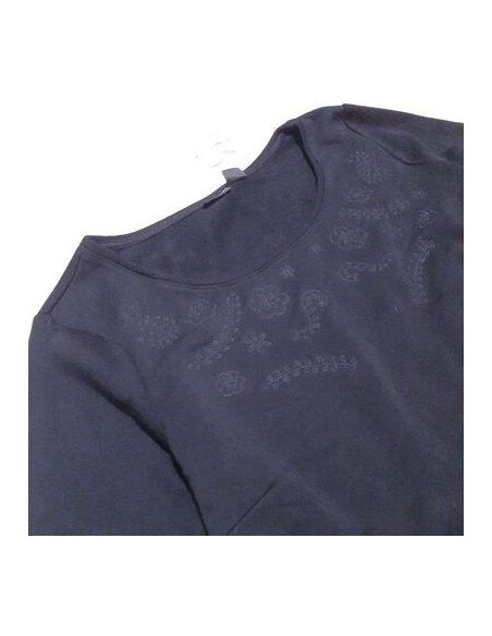 Warm dress with floral embroidery and starts for pregnant women Esmara - black buy in online store Warm dress with floral embroidery and starts for pregnant women Esmara - black buy in online store