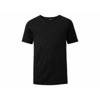 Men's Basic T-shirt LiveRGY (Germany) V-neckline - Size S, Black buy in online store 2