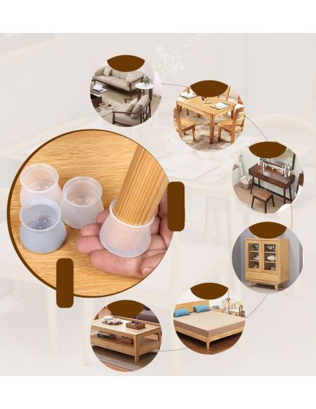 Silicone lining on the legs of chairs and furniture buy in online store