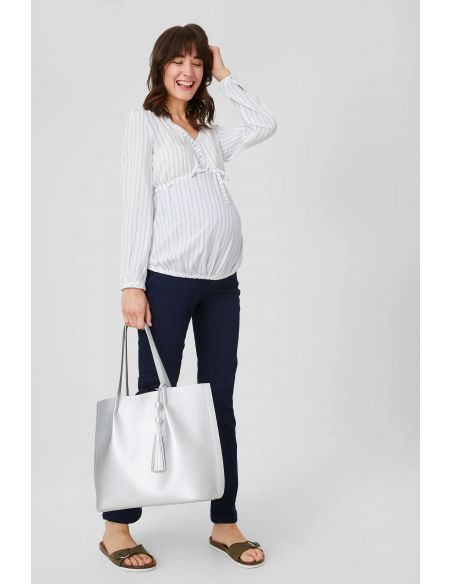 Straight Jeans for Pregnant C & A - Dark Blue buy in online store Straight Jeans for Pregnant C & A - Dark Blue buy in online store