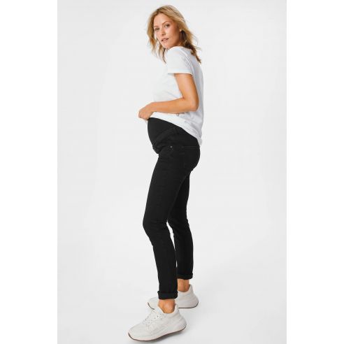 Slim jeans for pregnant women C & A - black buy in online store