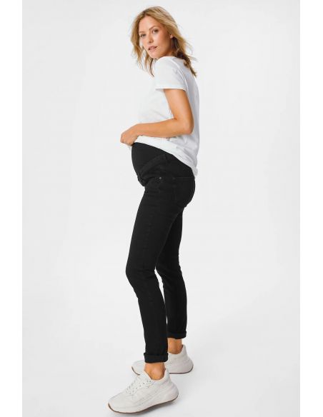 Slim jeans for pregnant women C & A - black buy in online store Slim jeans for pregnant women C & A - black buy in online store