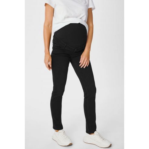 Slim jeans for pregnant women C & A - black buy in online store