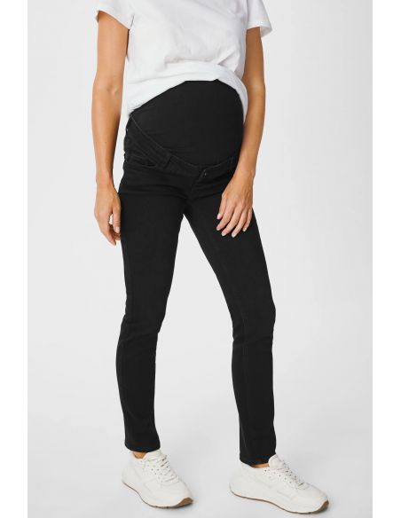 Slim jeans for pregnant women C & A - black buy in online store Slim jeans for pregnant women C & A - black buy in online store