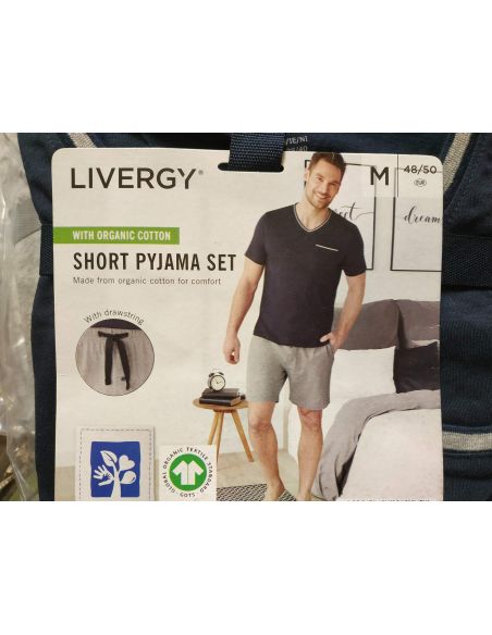 Pajamas Livergey Blue Gray buy in online store