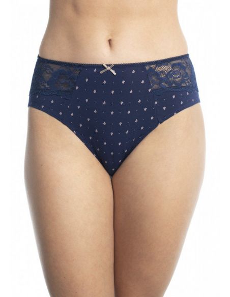 Women's Bikini Panties High Key LPC 908 A20 - Dark Blue buy in online store Women's Bikini Panties High Key LPC 908 A20 - Dark Blue buy in online store