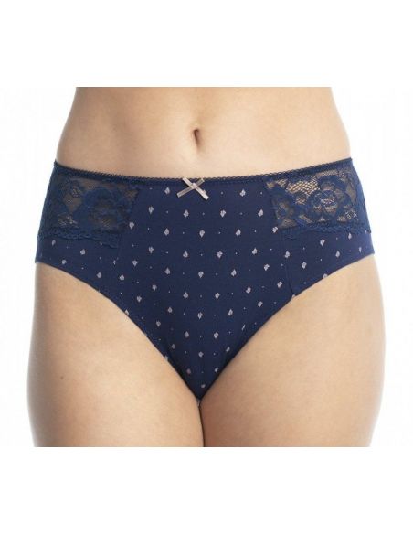 Women's Bikini Panties High Key LPC 908 A20 - Dark Blue buy in online store Women's Bikini Panties High Key LPC 908 A20 - Dark Blue buy in online store
